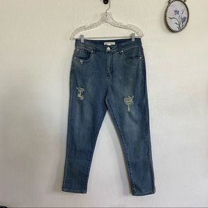 Life in Progress Hi Rise Baggy Straight Leg Jeans